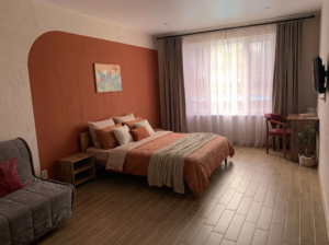 Номер Стандарт гостевого дома Три Камня, вид на горы